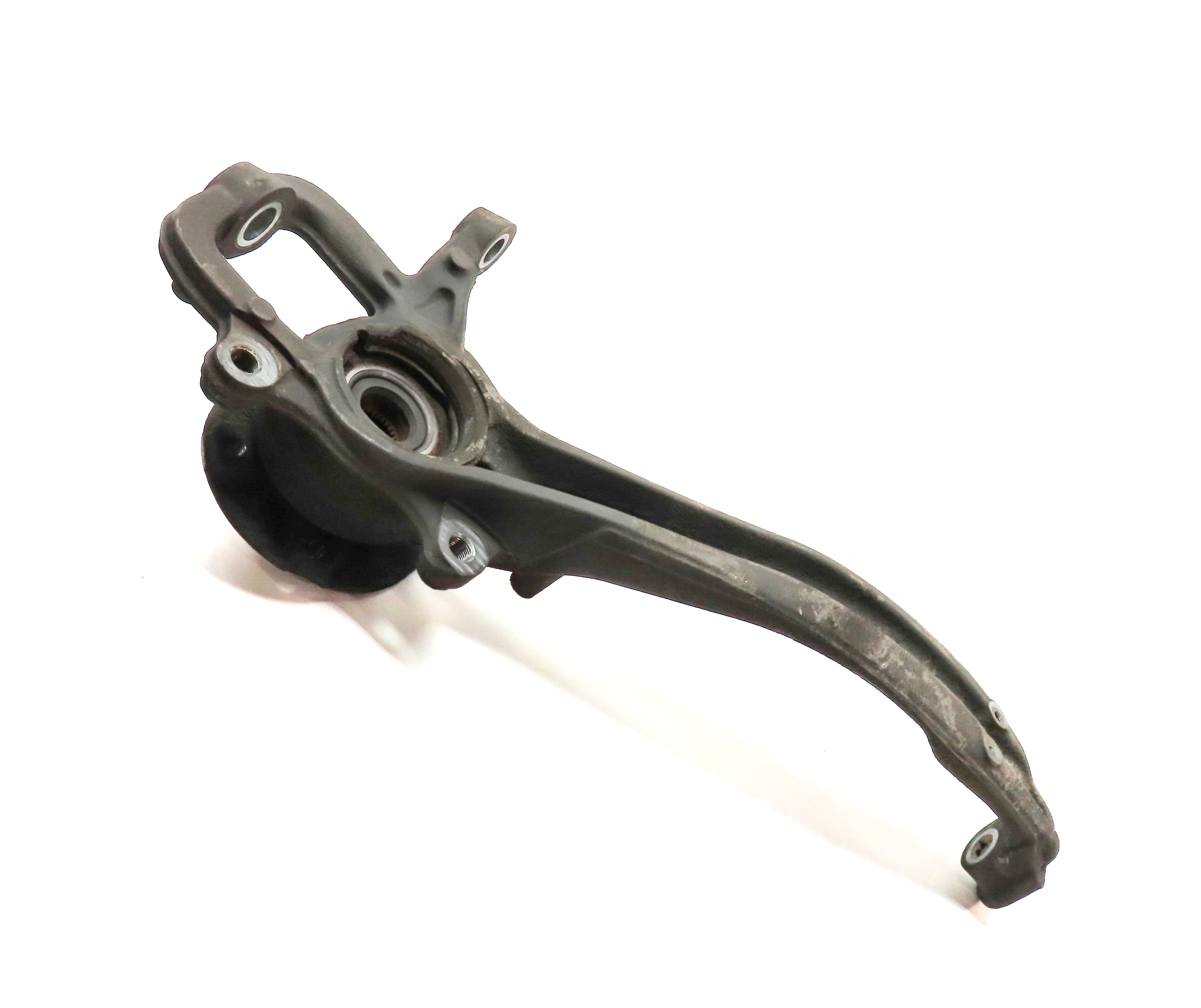 2011-2015 AUDI Q7 (4L) LEFT FRONT DRIVER SPINDLE KNUCKLE WHEEL HUB BEARING — exact item pictured